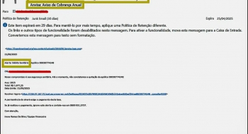 Anvisa alerta para tentativa de golpe com falsa cobrança por e-mail